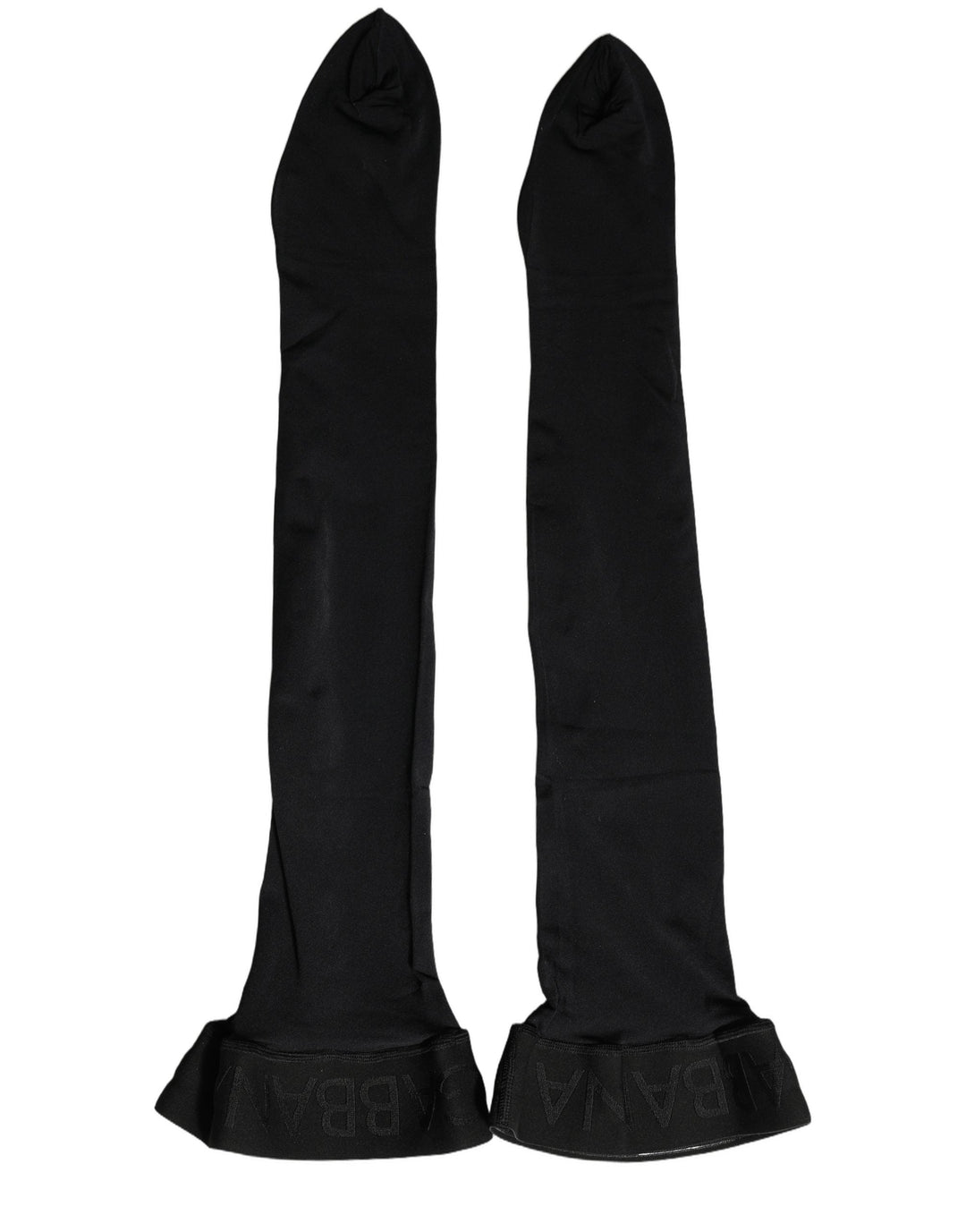 Women’s Dolce &amp; Gabbana Black 100% Nylon Thigh High Stockings Socks