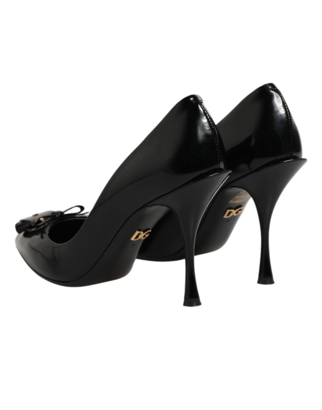 Women’s Dolce &amp; Gabbana Black Bag Embellished Heels Pumps Shoes