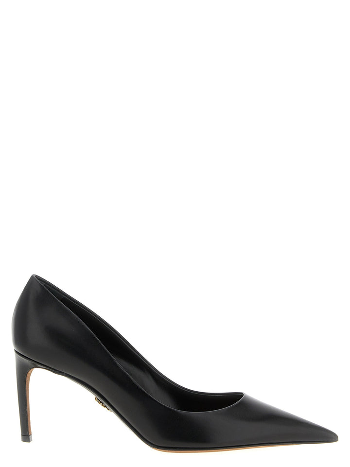 Women’s Dolce &amp; Gabbana Black Calfskin High Heel Pumps