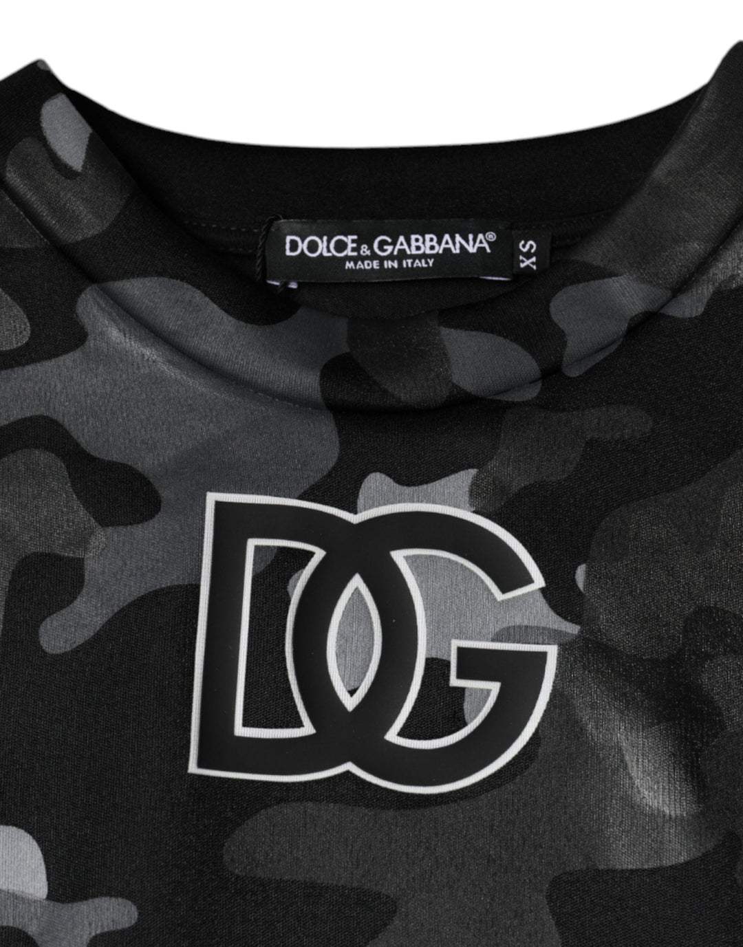 Women’s Dolce &amp; Gabbana Black Camouflage Round Neck Sweatshirt Sweater