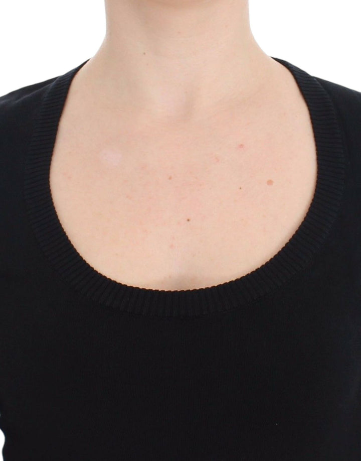 Women’s Dolce &amp; Gabbana Black Cashmere Crewneck Sweater Pullover