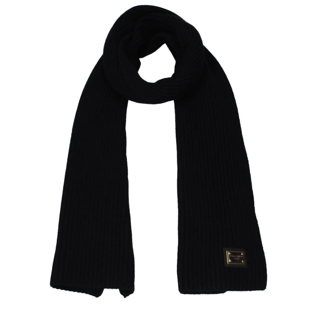 Women’s Dolce &amp; Gabbana Black Cashmere Scarf