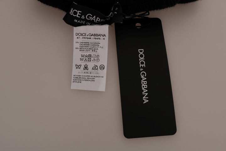 Women’s Dolce &amp; Gabbana Black Cashmere Silk Stretch Tights Stockings