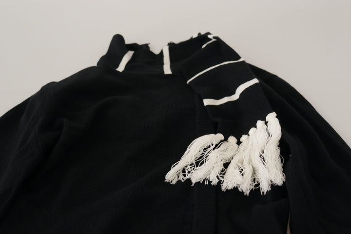 Women’s Dolce &amp; Gabbana Black Cashmere Turtleneck Pullover Sweater