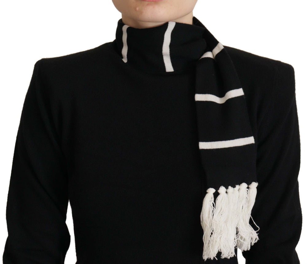 Women’s Dolce & Gabbana Black Cashmere Turtleneck Pullover Sweater