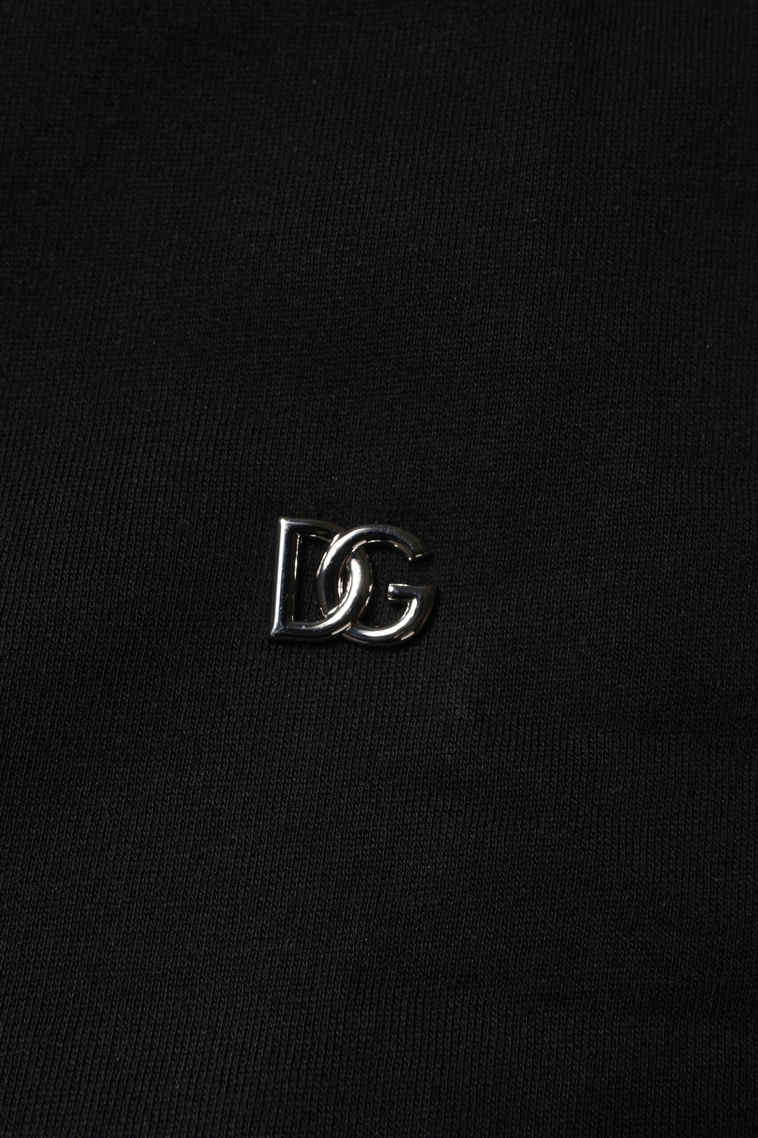 Women’s Dolce &amp; Gabbana Black Cotton Crew Neck Sweatshirt Sweater