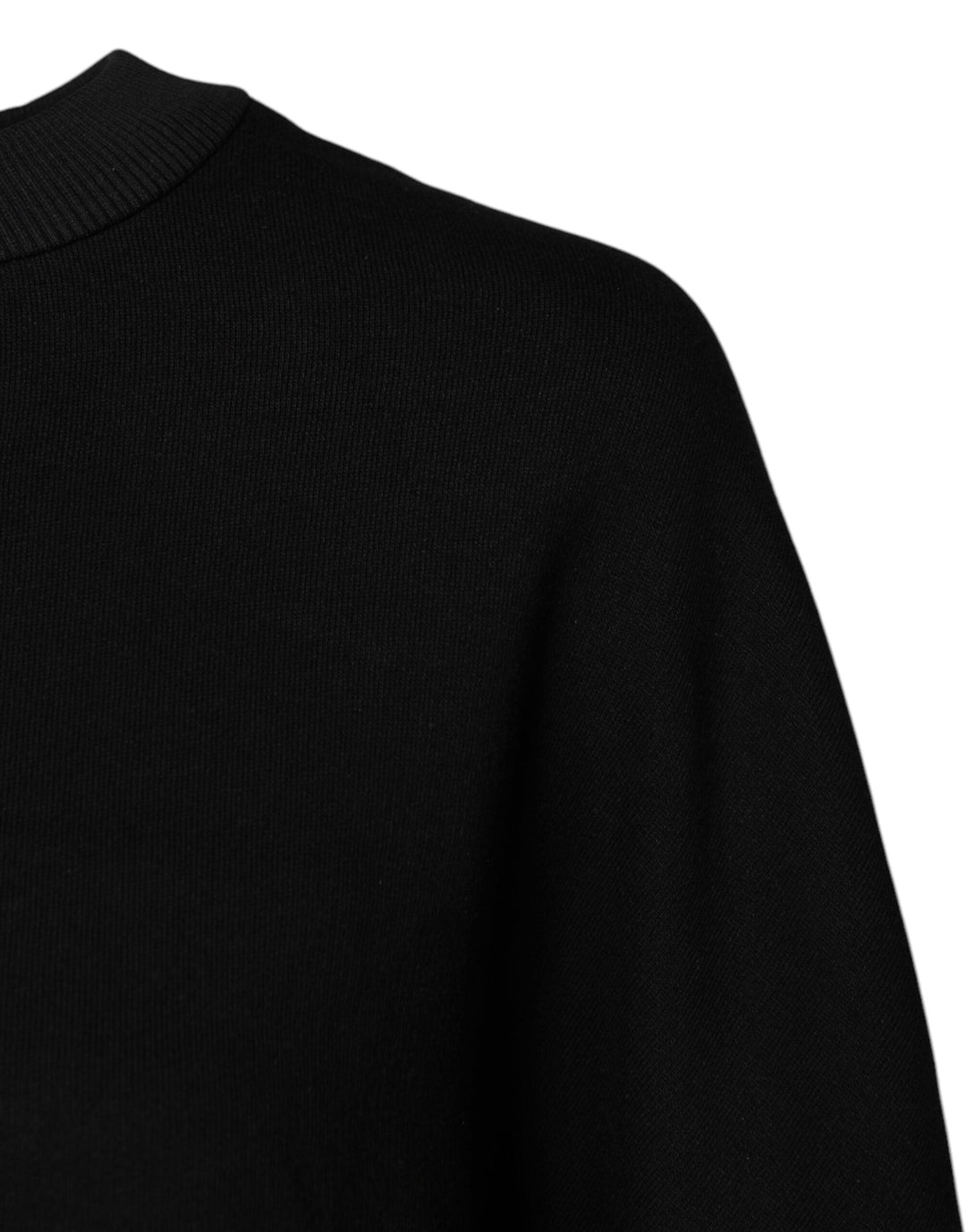 Women’s Dolce &amp; Gabbana Black Cotton Crew Neck Sweatshirt Sweater
