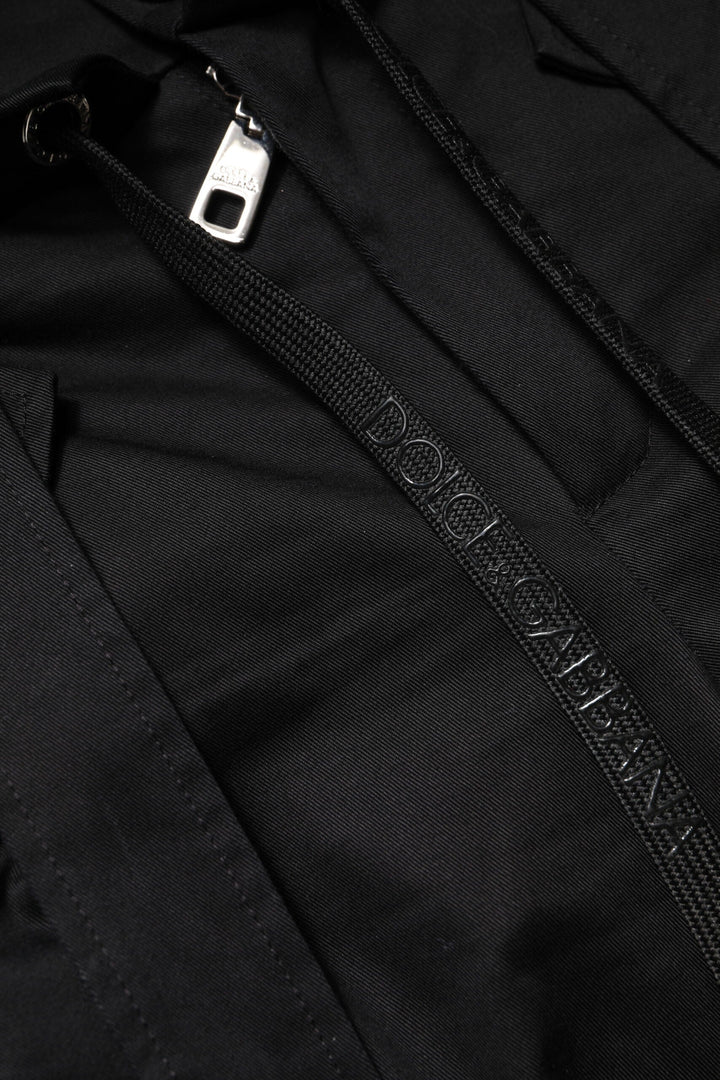 Women’s Dolce &amp; Gabbana Black Cotton High Waist Cargo Pants