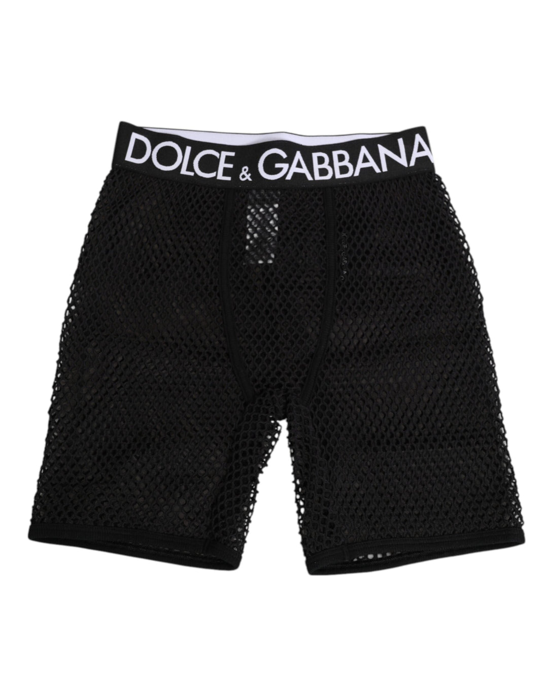 Women’s Dolce & Gabbana Black Cotton Logo Shorts Midi Trouser Underwear