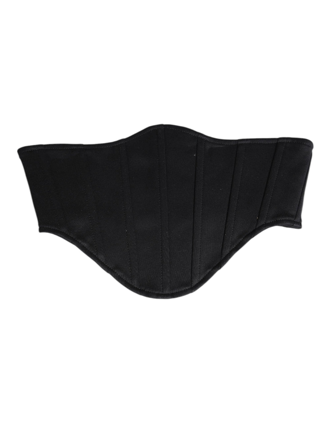 Women’s Dolce &amp; Gabbana Black Cotton Waist Tuxedo Belt Cummerbund