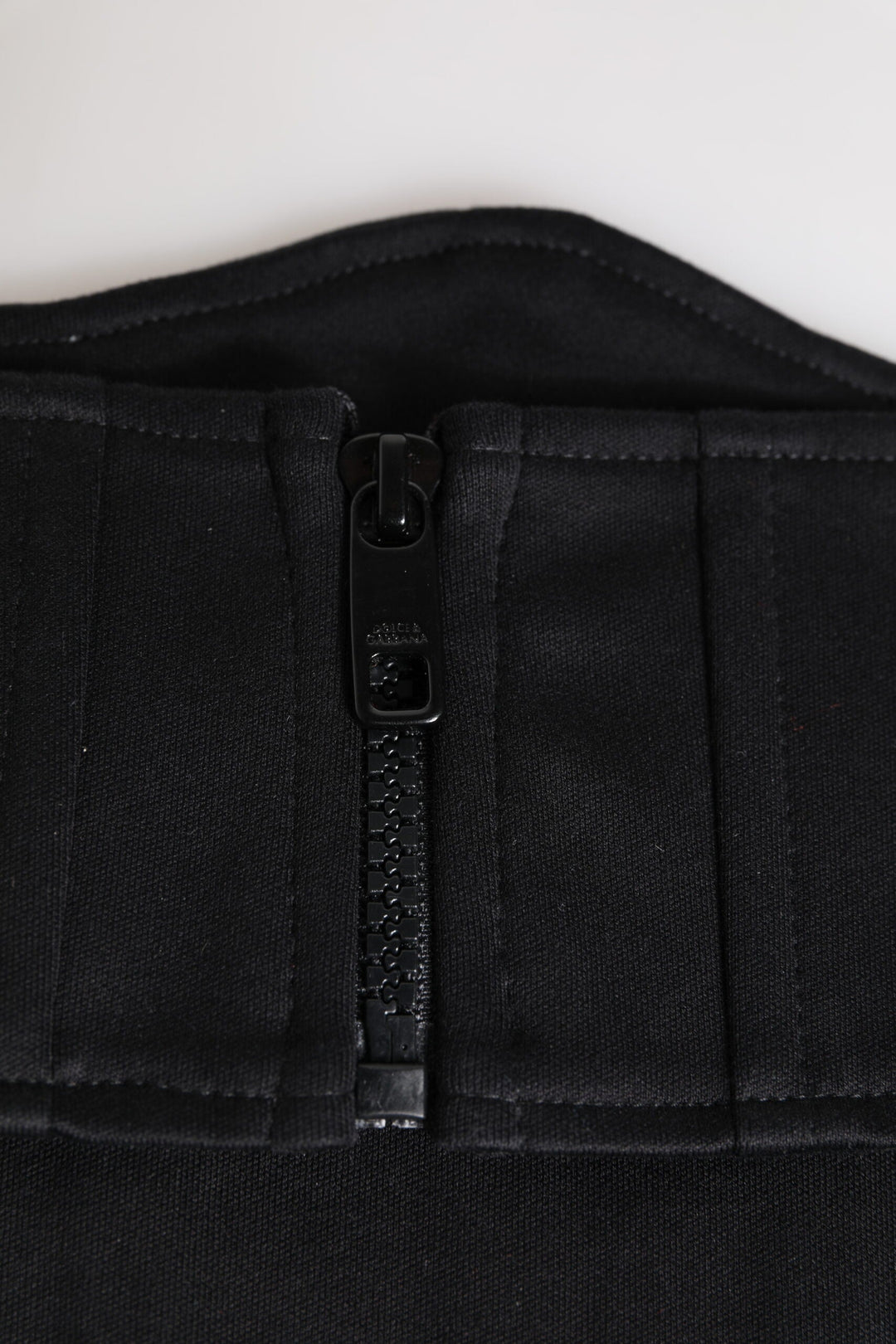 Women’s Dolce &amp; Gabbana Black Cotton Waist Tuxedo Belt Cummerbund