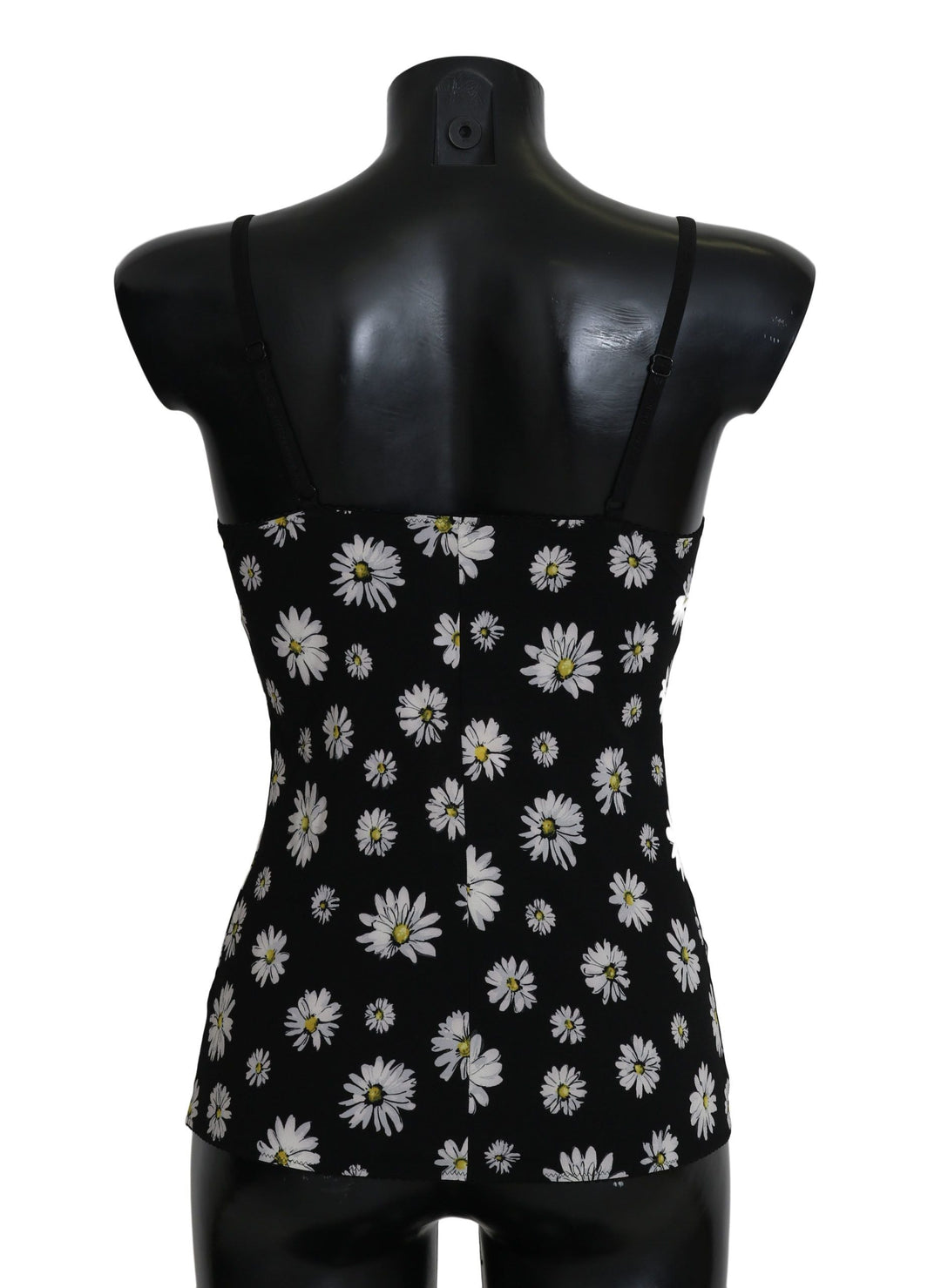 Women’s Dolce & Gabbana Black Daisy Print Dress Lingerie Chemisole