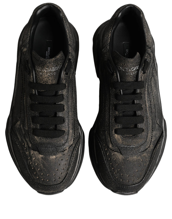 Women’s Dolce &amp; Gabbana Black Daymaster Low Top Sneakers Shoes