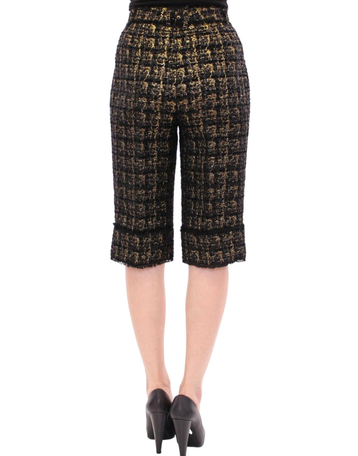 Dolce &amp; Gabbana Black fabric shorts pants