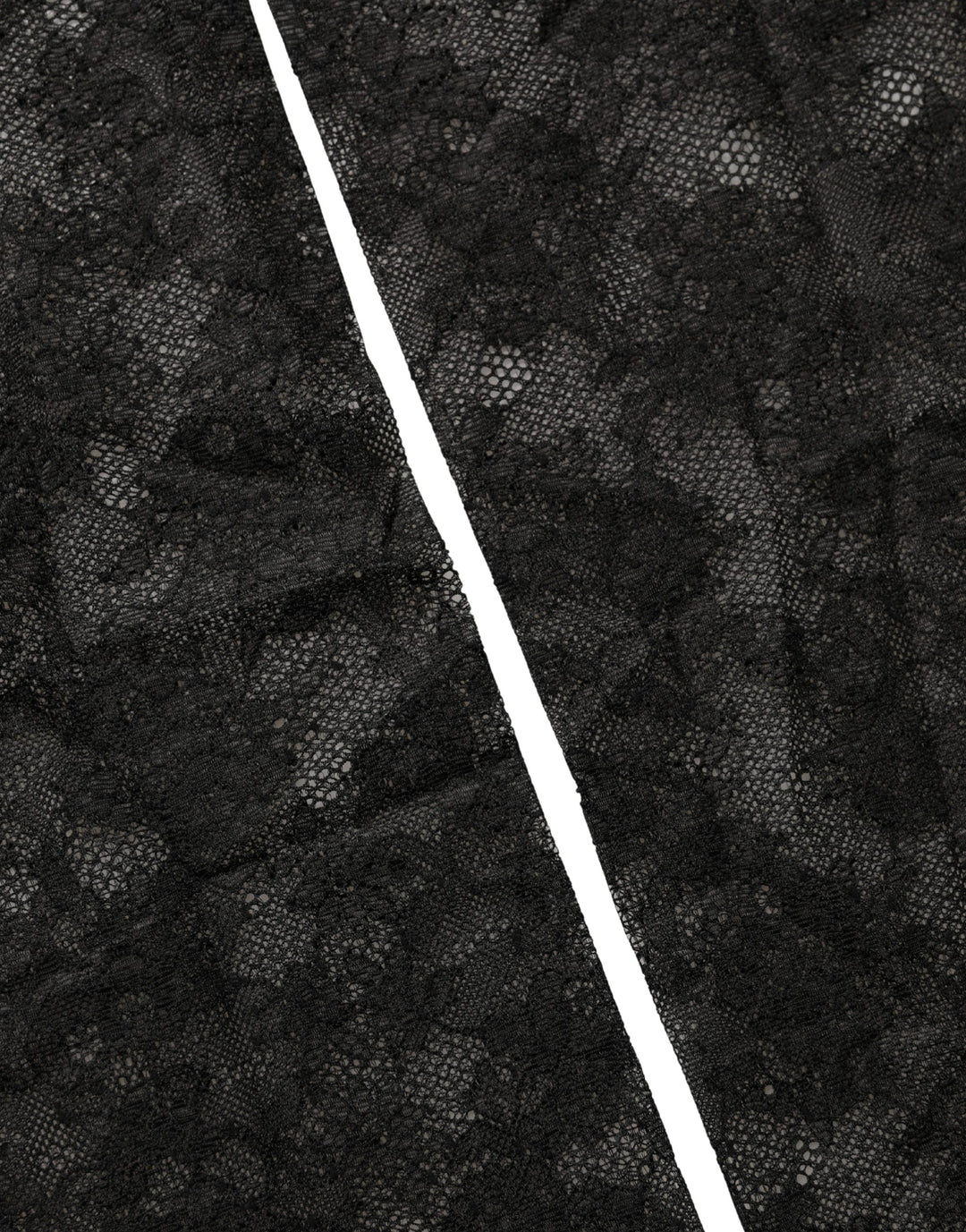 Women’s Dolce &amp; Gabbana Black Floral Lace Nylon Stretch Knee High Socks