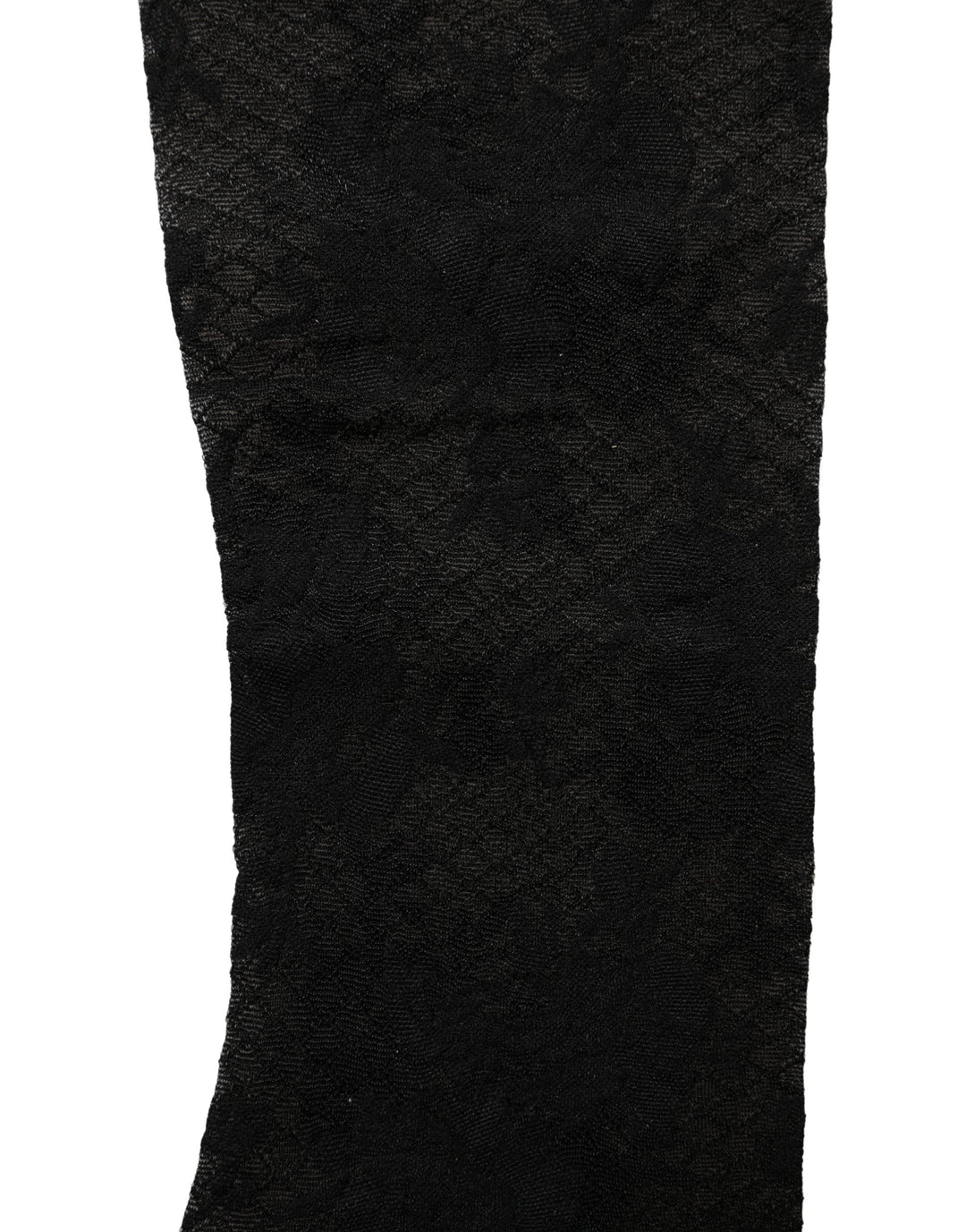 Women’s Dolce &amp; Gabbana Black Floral Lace Nylon Stretch Stockings Socks