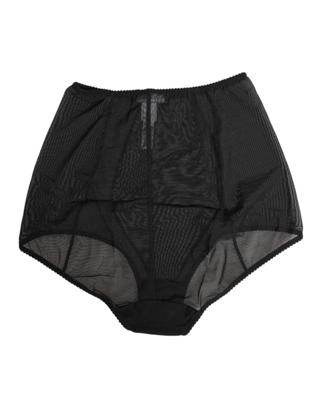 Women’s Dolce &amp; Gabbana Black High Waist Mesh Sheer Shapewear Underwear