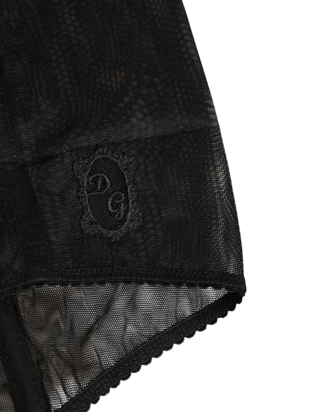 Women’s Dolce &amp; Gabbana Black High Waist Mesh Sheer Shapewear Underwear