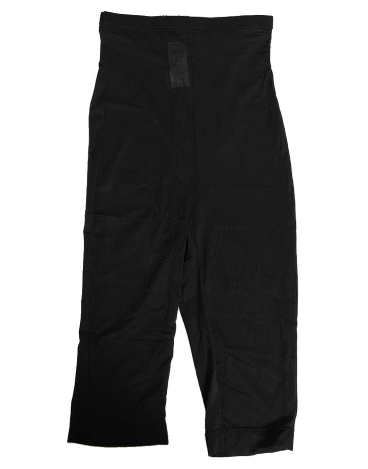 Women’s Dolce &amp; Gabbana Black High Waist Tight Midi Trouser Underwear