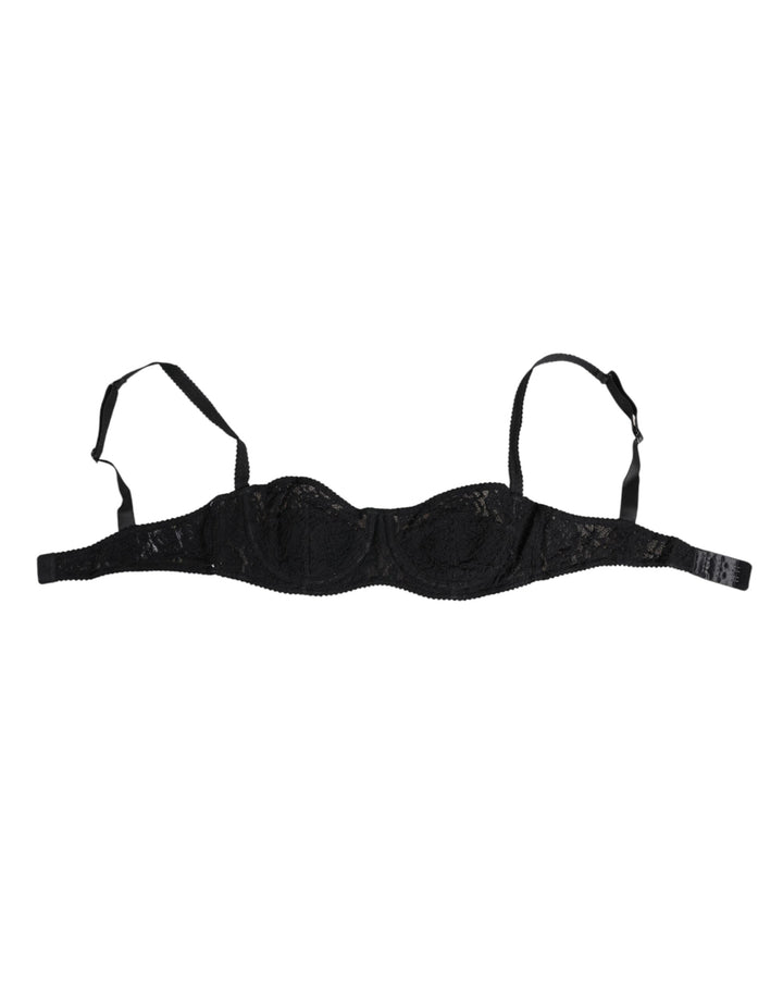 Women’s Dolce &amp; Gabbana Black Lace Underwire Bra Lingerie Underwear