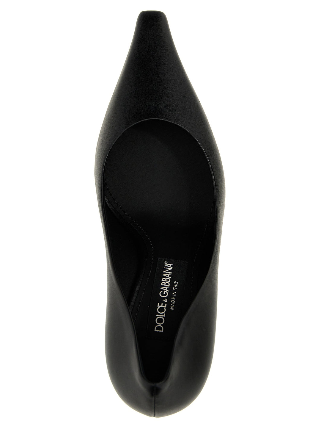 Women’s Dolce &amp; Gabbana Black Lamb Leather High Heel Pumps