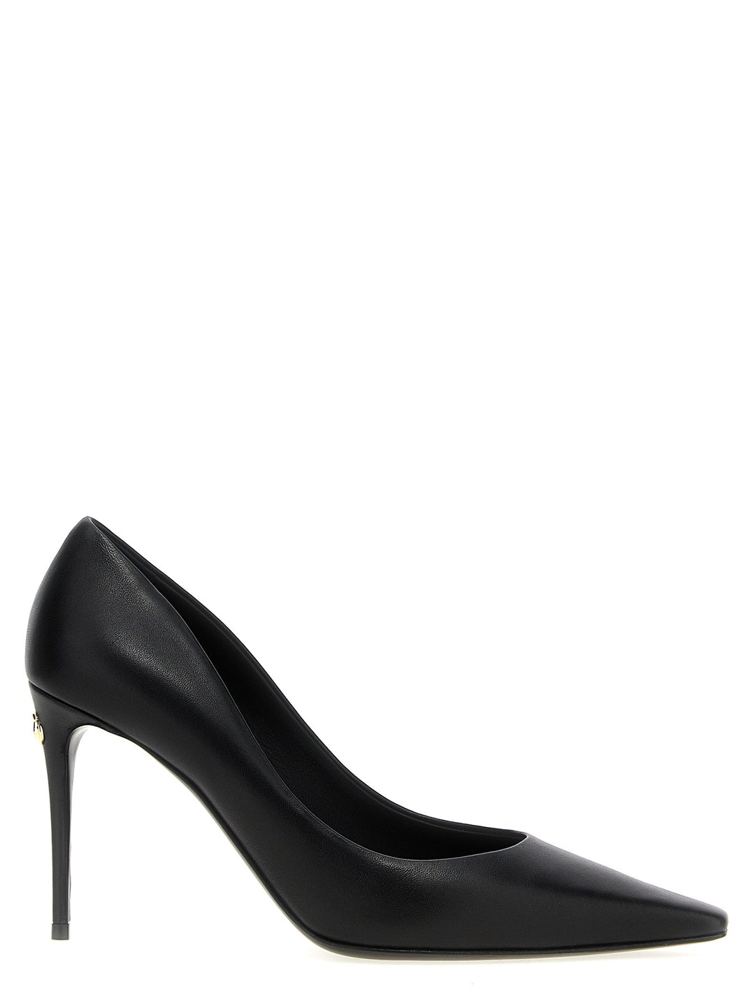 Women’s Dolce &amp; Gabbana Black Lamb Leather High Heel Pumps