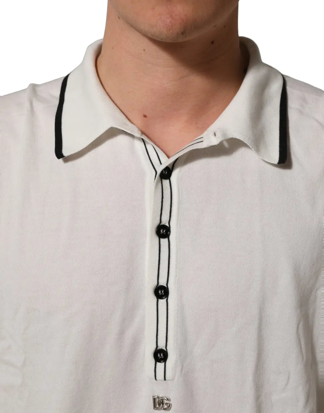 Women’s Dolce &amp; Gabbana Black Leaf Print Silk Men Crew Neck T-shirt