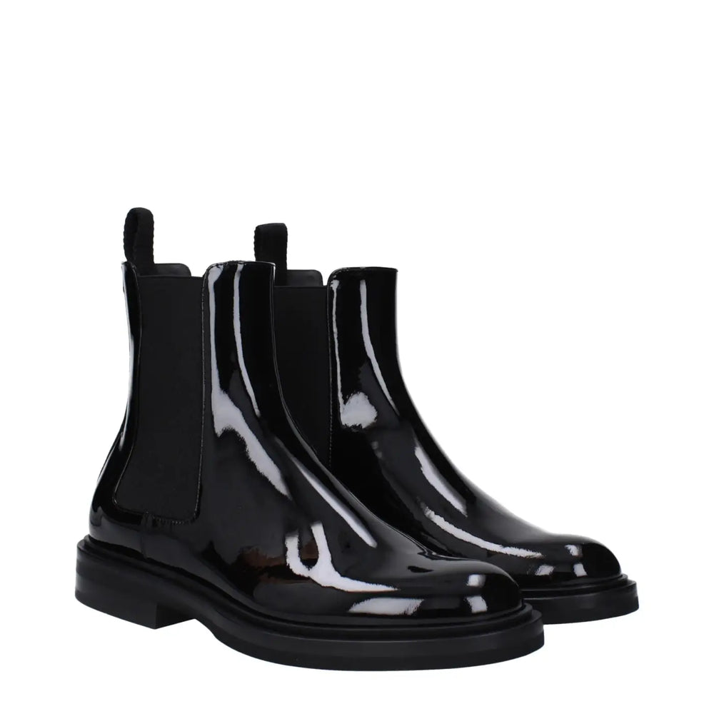 Women’s Dolce & Gabbana Black Leather Ankle Boots