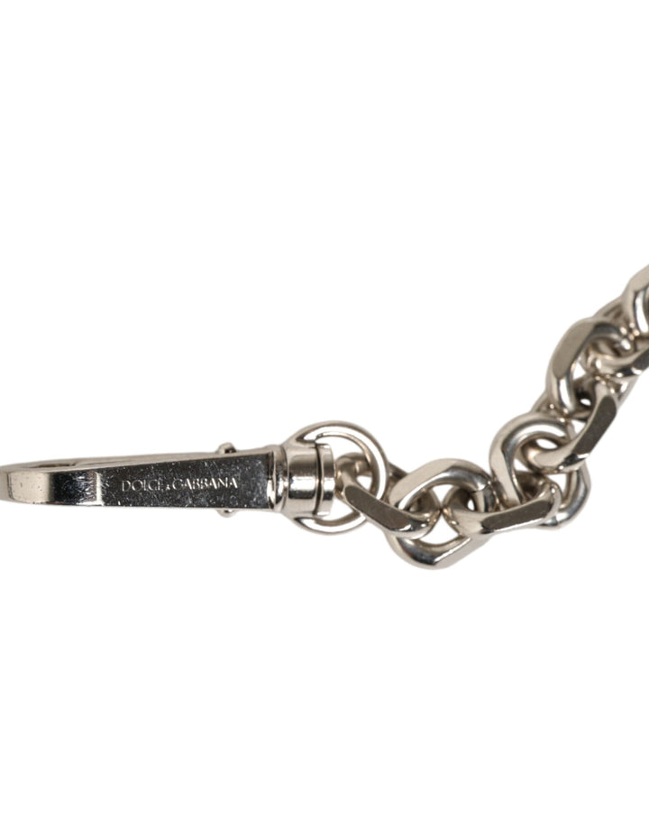 Women’s Dolce &amp; Gabbana Black Leather Pearl Chain Bag Accessory Shoulder Strap