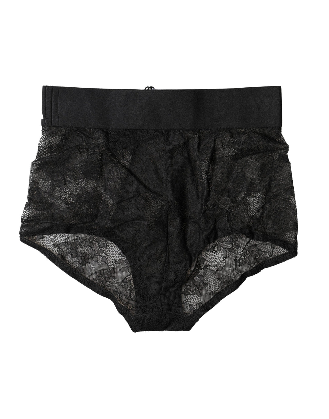 Women’s Dolce &amp; Gabbana Black Logo Girdle High Waist Panty Underwear