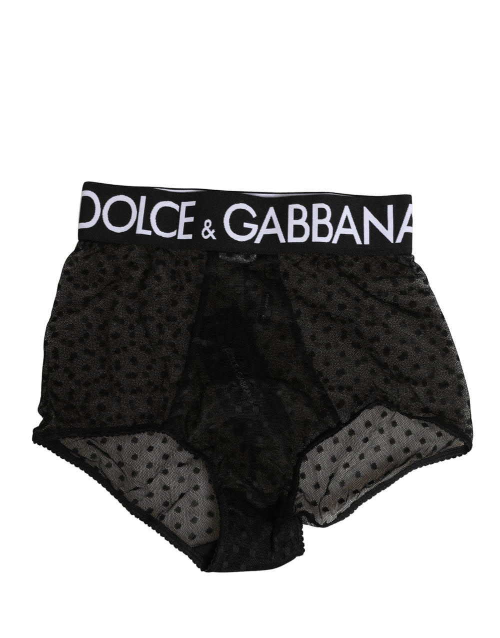 Women’s Dolce & Gabbana Black Logo Girdle High Waist Panty Underwear