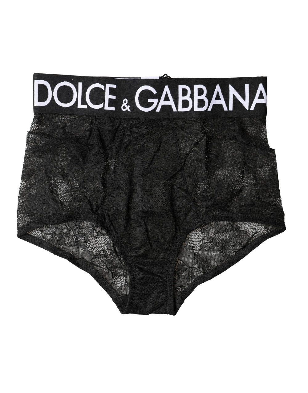 Women’s Dolce & Gabbana Black Logo Girdle High Waist Panty Underwear