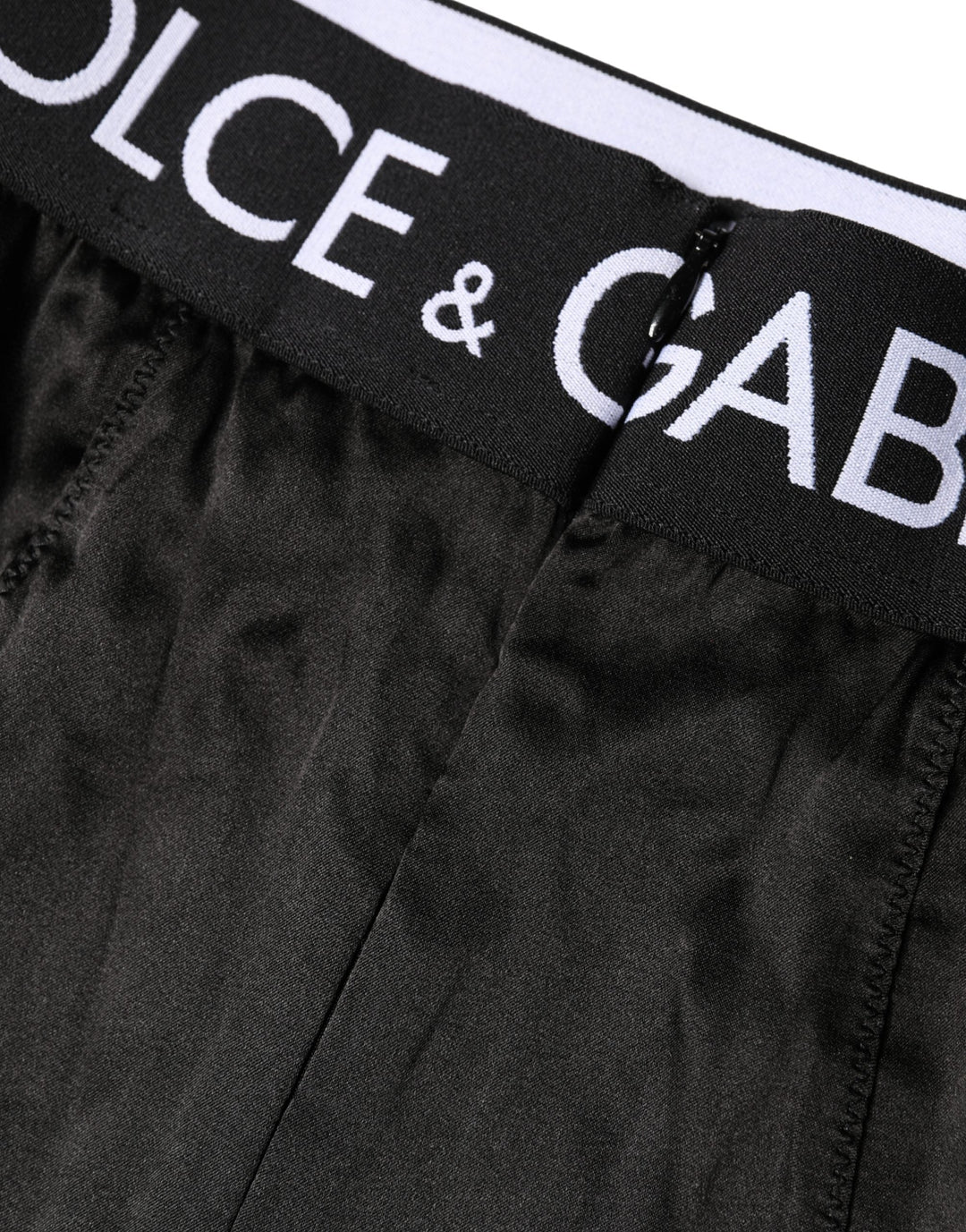 Women’s Dolce &amp; Gabbana Black Logo Girdle High Waist Panty Underwear