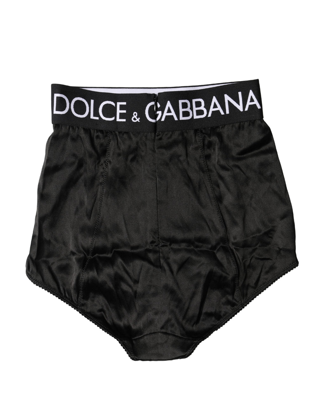 Women’s Dolce &amp; Gabbana Black Logo Girdle High Waist Panty Underwear