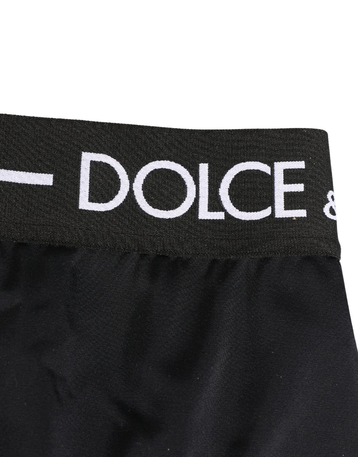 Women’s Dolce &amp; Gabbana Black Logo Waistband Coulotte Panty Underwear