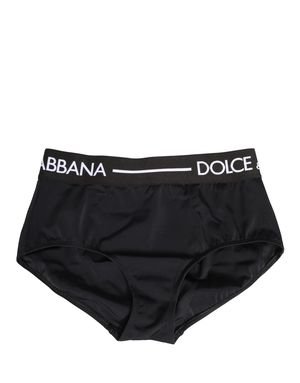 Women’s Dolce & Gabbana Black Logo Waistband Coulotte Panty Underwear