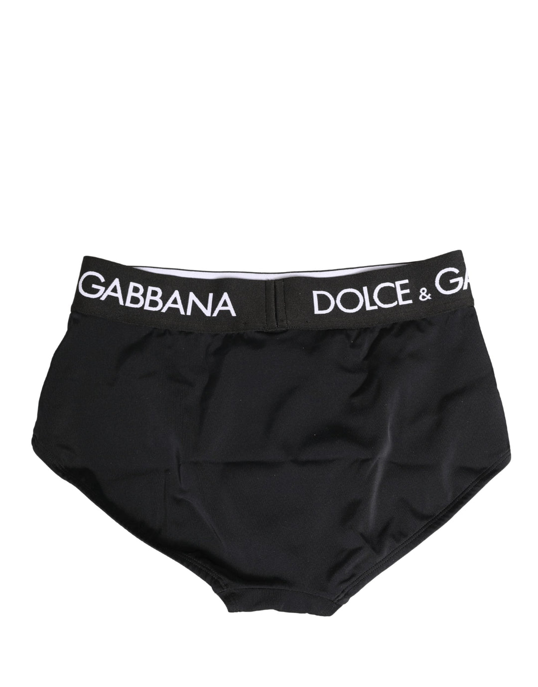 Women’s Dolce &amp; Gabbana Black Logo Waistband Coulotte Panty Underwear