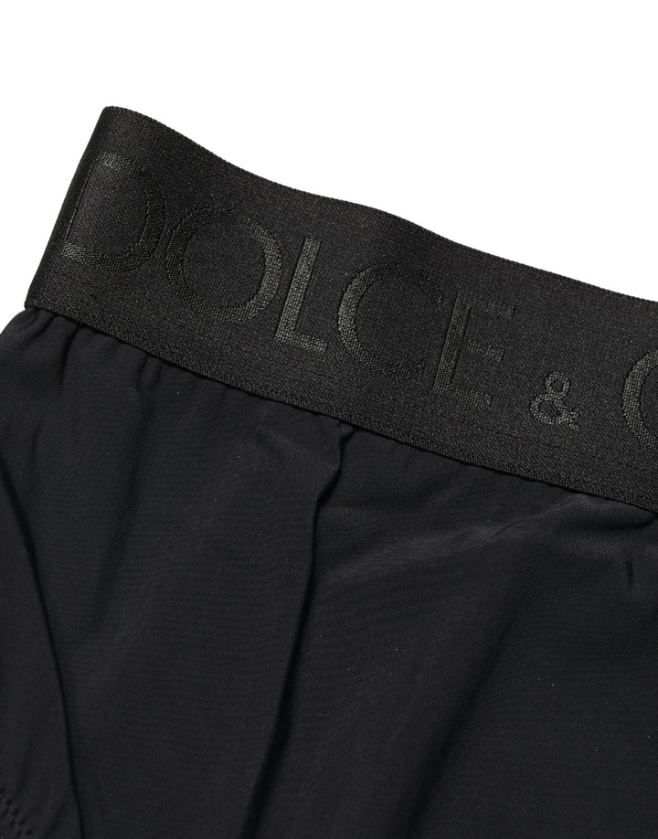 Women’s Dolce &amp; Gabbana Black Logo Waistband High Brief Underwear