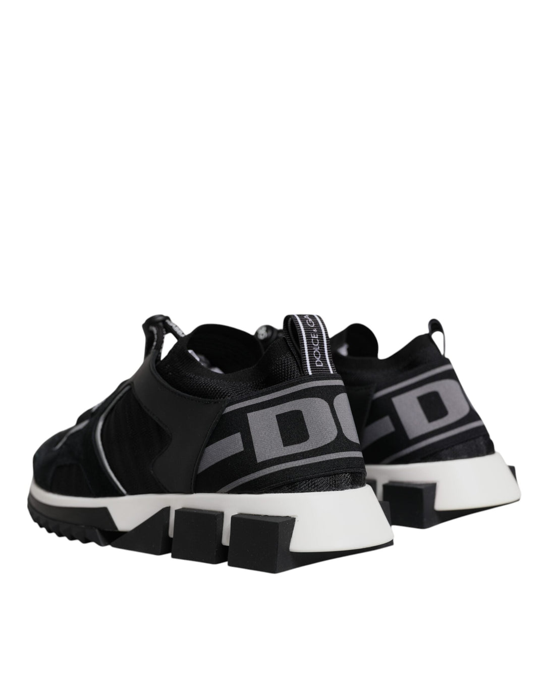 Dolce &amp; Gabbana Black Mesh Sorrento Trekking Sneakers Shoes