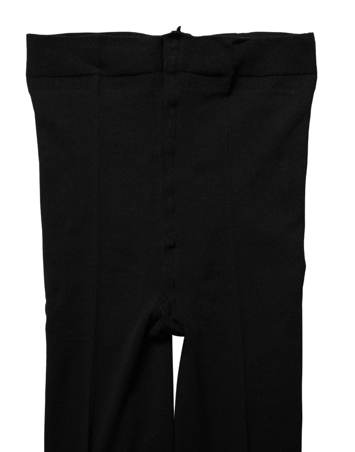 Women’s Dolce &amp; Gabbana Black Nylon Sheer Tights Stockings Pantyhose Socks