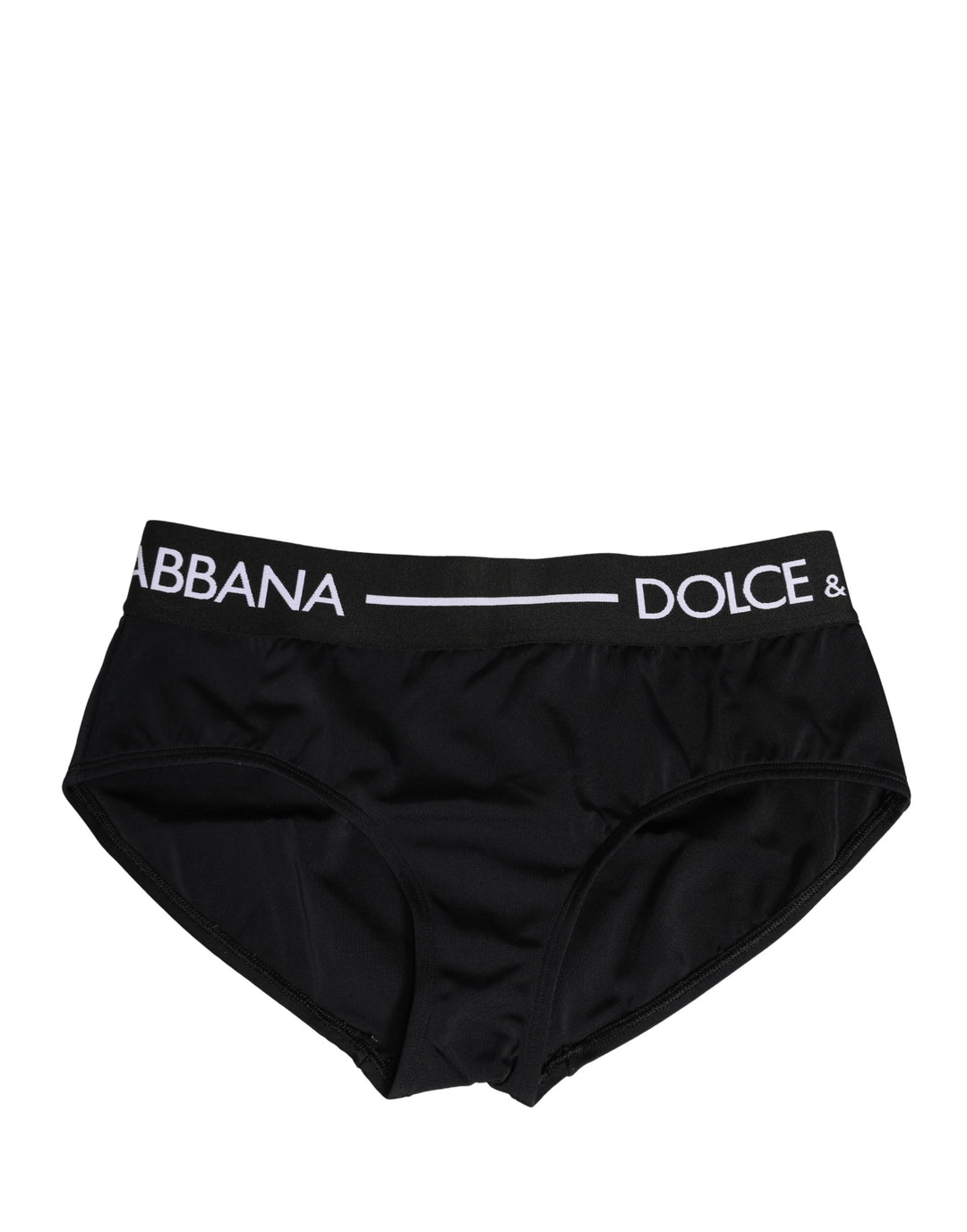 Women’s Dolce &amp; Gabbana Black Nylon Stretch Coulotte Panty Underwear