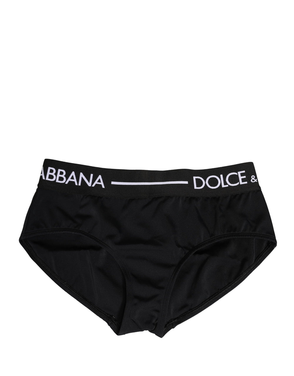Women’s Dolce & Gabbana Black Nylon Stretch Coulotte Panty Underwear