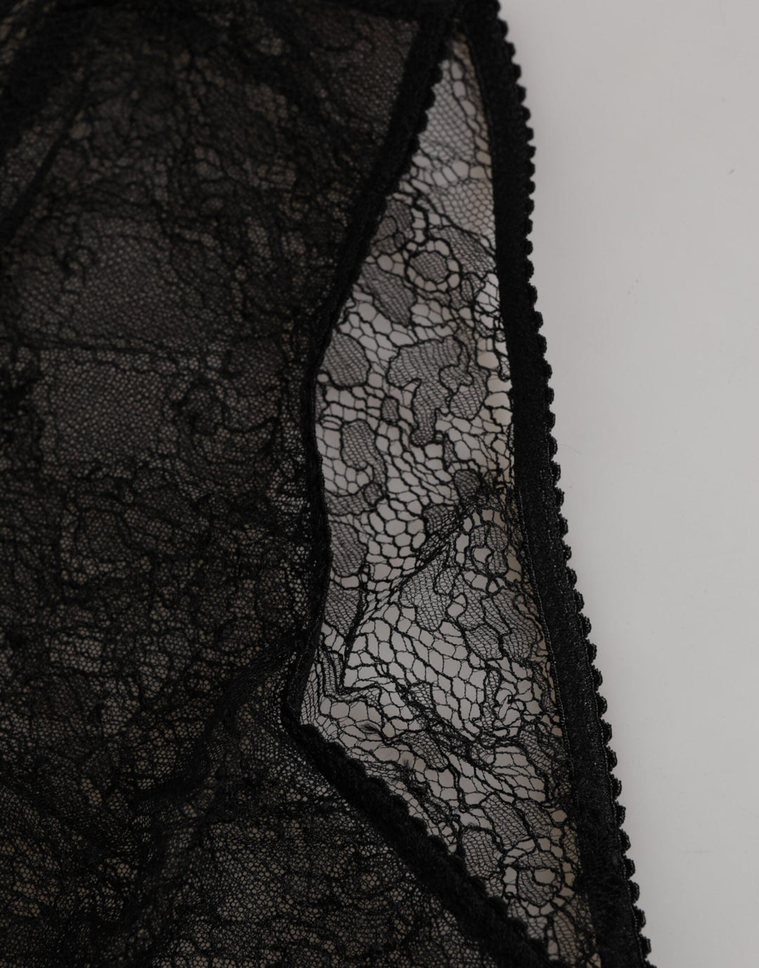 Women’s Dolce &amp; Gabbana Black Nylon Stretch High Waist Panty Underwear