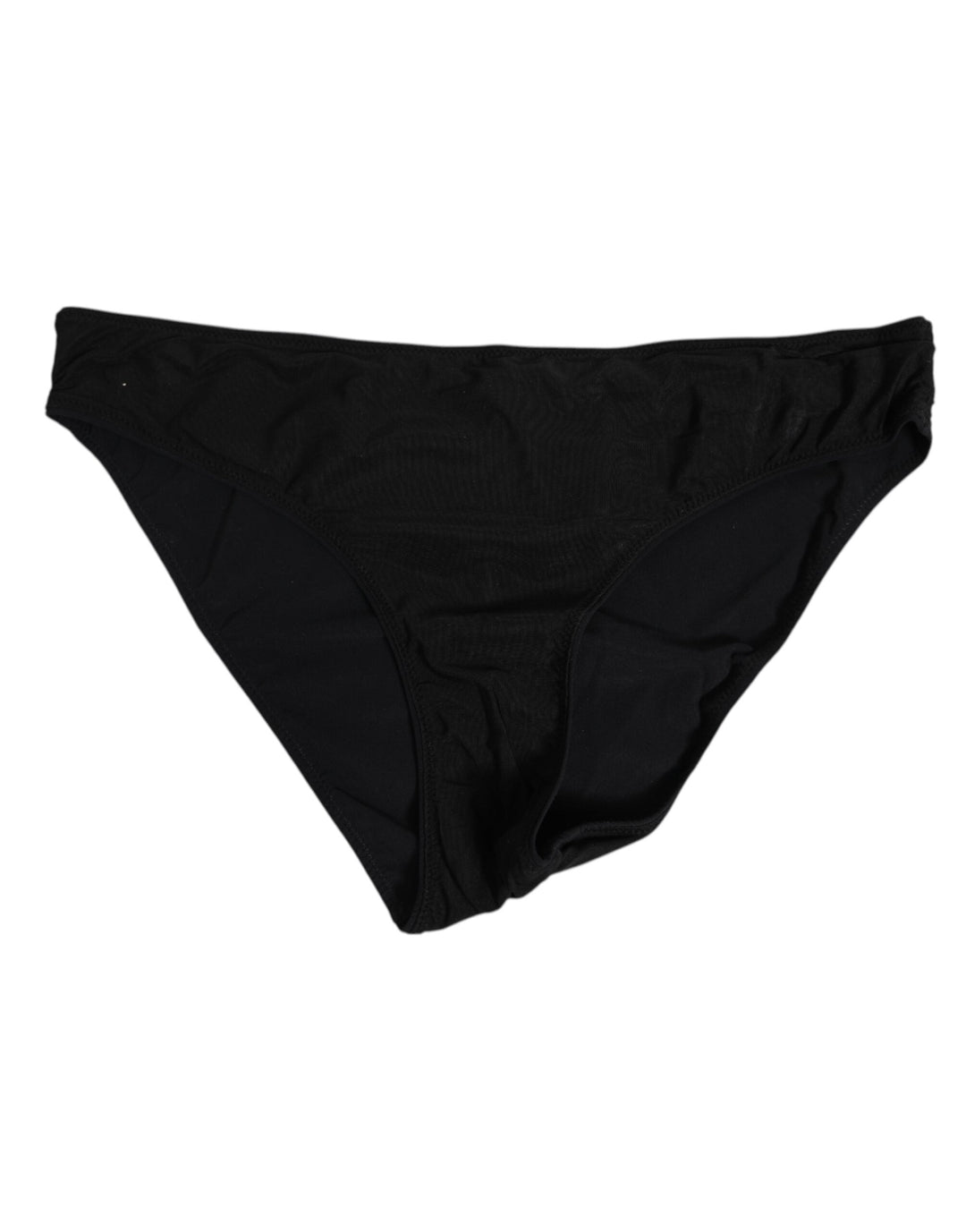 Women’s Dolce &amp; Gabbana Black Nylon Stretch Slip Brief Women Underwear