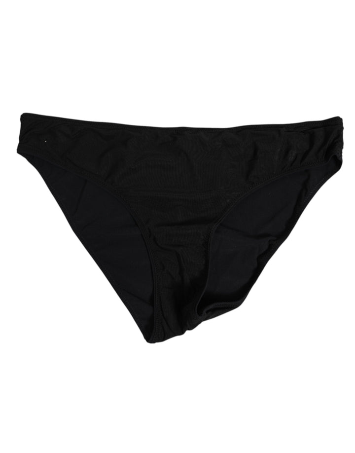 Women’s Dolce &amp; Gabbana Black Nylon Stretch Slip Brief Women Underwear