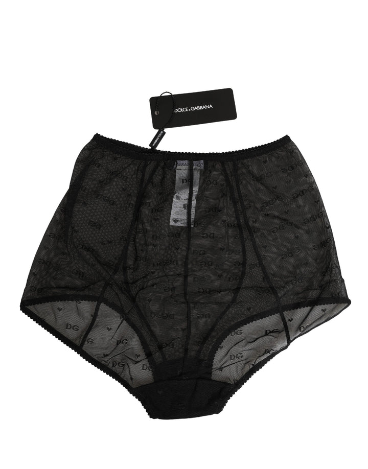 Women’s Dolce &amp; Gabbana Black Nylon Stretch Slip Girdle Panty Underwear