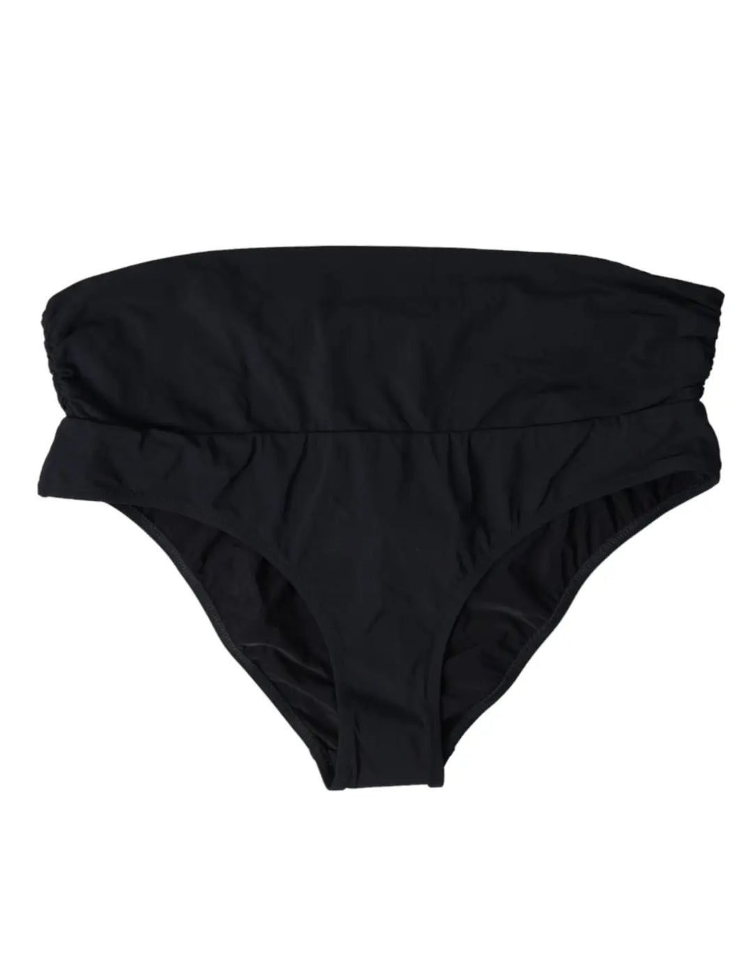 Women’s Dolce &amp; Gabbana Black Nylon Stretch Swimwear Slip Bottom Bikini