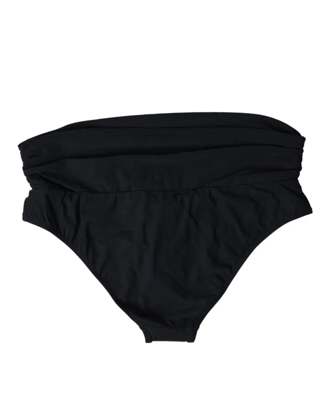 Women’s Dolce &amp; Gabbana Black Nylon Stretch Swimwear Slip Bottom Bikini