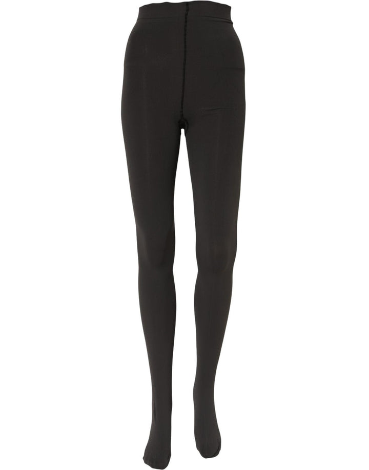 Women’s Dolce &amp; Gabbana Black Nylon Tights Stocking Pantyhose Socks