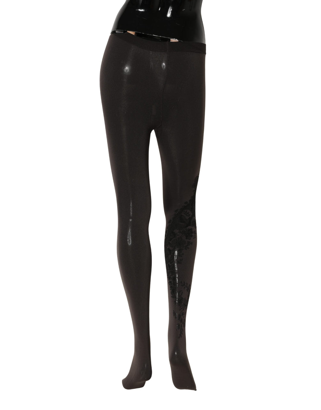 Women’s Dolce &amp; Gabbana Black Nylon Tights Stocking Pantyhose Women Socks